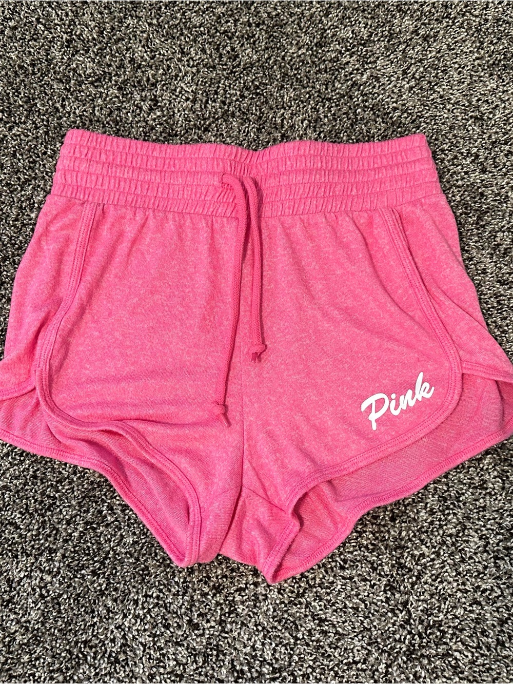 PINK Victoria's Secret Heathered Hot Pink Shorts